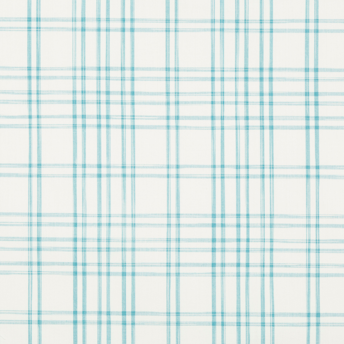 Brunschwig & Fils Banon Plaid Fabric / Turquoise