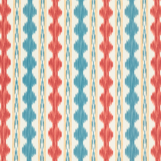 Brunschwig & Fils Avera Print Fabric / Red