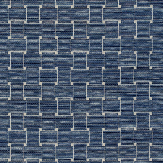 Brunschwig & Fils Beaumois Woven Fabric / Navy