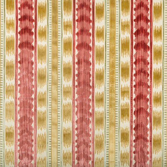 Brunschwig & Fils Bayeaux Velvet Fabric / Rose