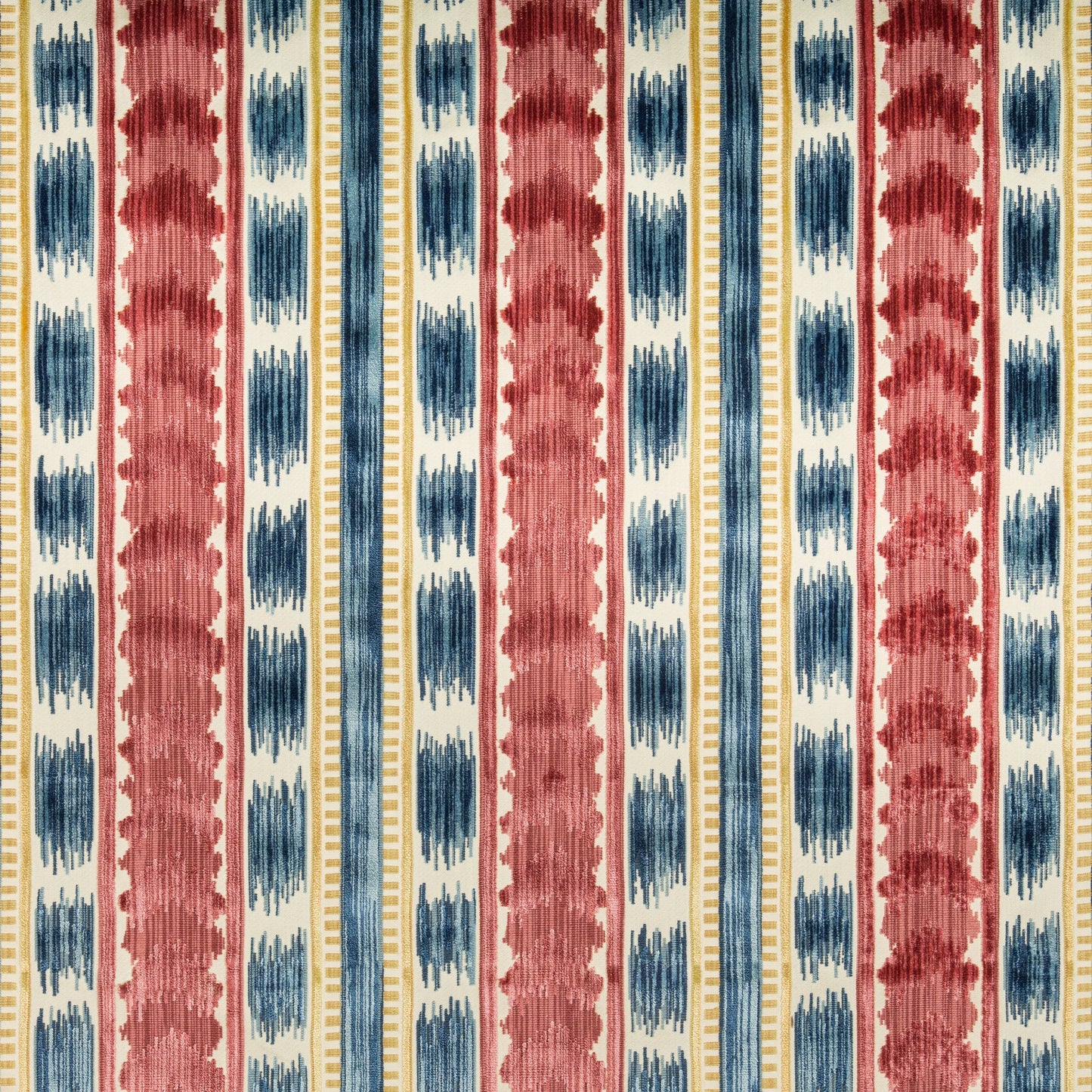 Brunschwig & Fils Bayeaux Velvet Fabric / Red