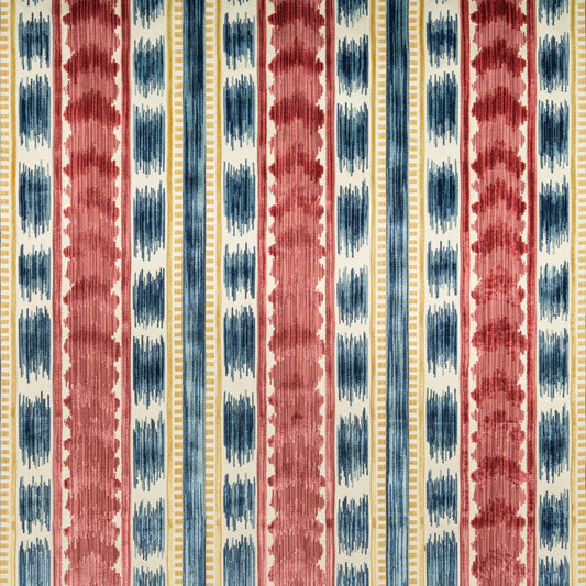 Brunschwig & Fils Bayeaux Velvet Fabric / Red