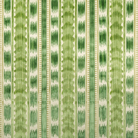Brunschwig & Fils Bayeaux Velvet Fabric / Fern