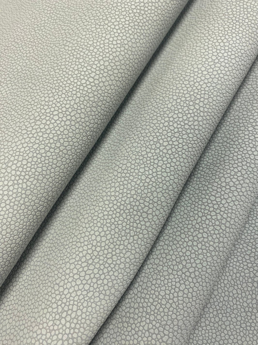1.5 Yard Ultraleather Eco Tech Gypsum Cream Grey Animal Pattern Faux Leather Upholstery Vinyl WHS 4433